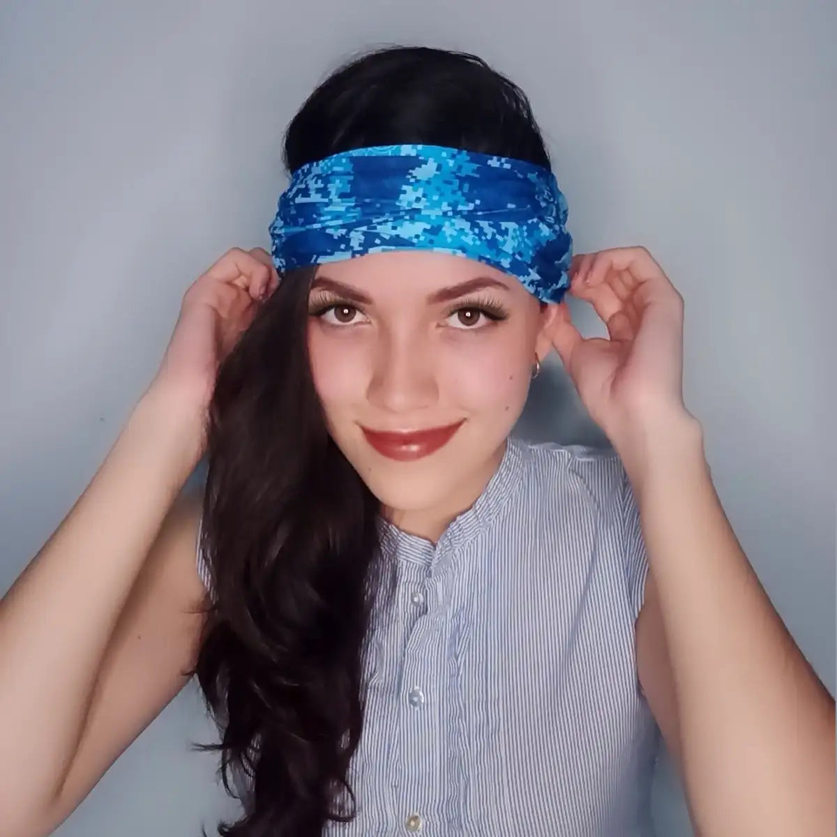 Bandanas de microfibra - Modelo camuflado hielo