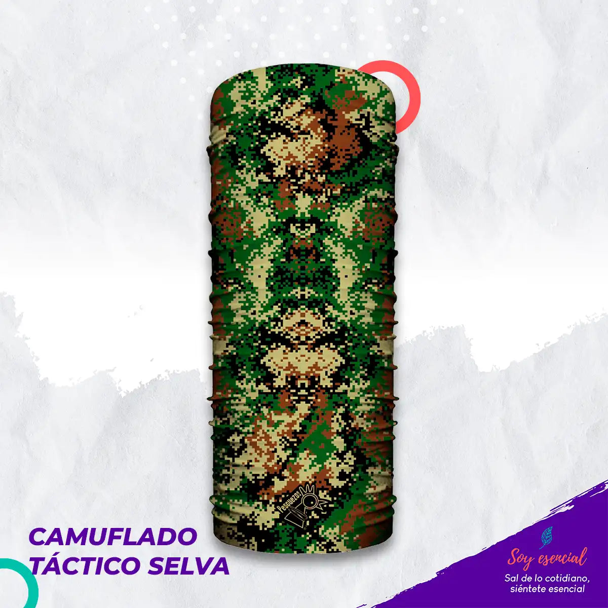 Bandanas de microfibra - Modelo camuflado selva